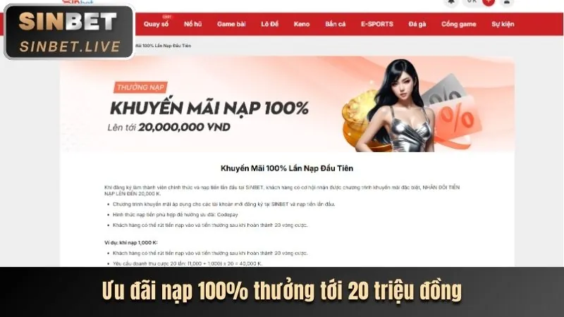 Thưởng chào mừng người chơi mới DH88